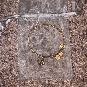Alex and Ani Gold Bangle with Honeybee